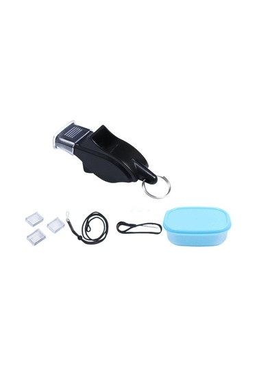 Homyl Spor Düdüğü Hafif Taşınabilir Boyun Askılı Hakemler Siyah