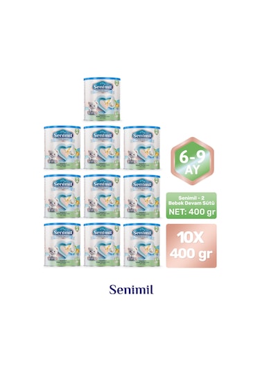 Senimil 2 Bebek Devam Sütü 400 G 10 Adet