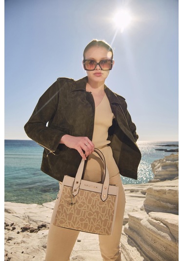 Nautica Cn5060t Kadın El Ve Omuz Çantası Bej Bej