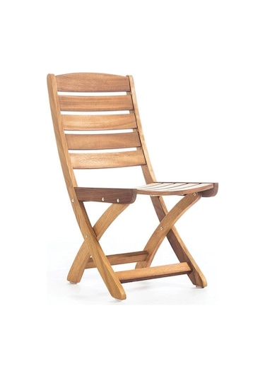 Rehome Mirage İroko Kolsuz Sandalye Kahverengi