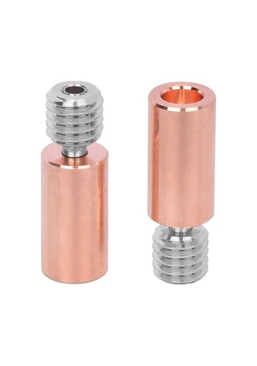 Koodmax 3d Yazıcı Titanyum Alaşımlı V6 Hotend Metal Boru Boğazı M6 Pürüzsüz Sürüm