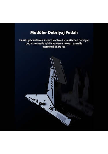 Pxn Pd Hm Modüler Debriyaj Pedalı - Hall Manyetik Sensörlü Yarış Simülasyon Ekipmanı
