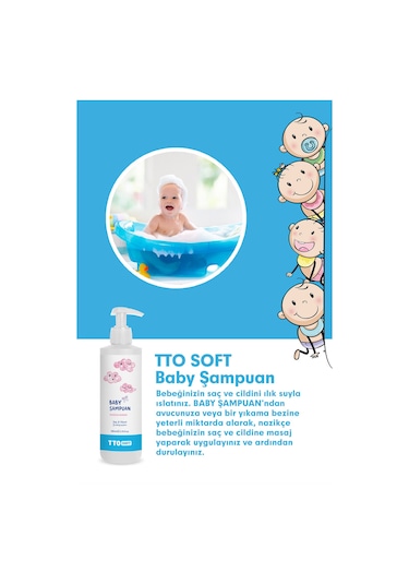 Tto Soft Bebek Şampuanı 200 Ml Tüm Saçlar