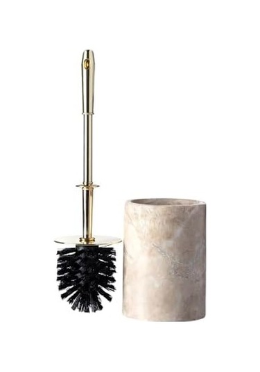 Concept Marble Tuvalet Fırçası, Bej Siyah
