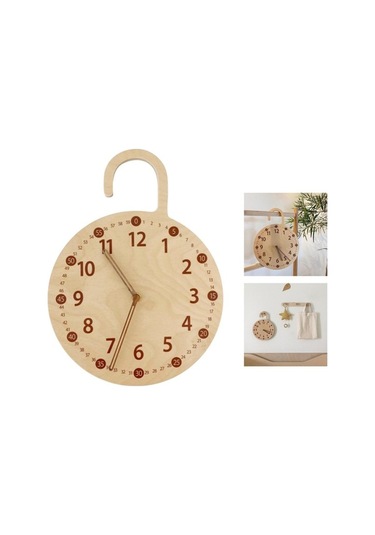 Pazly Suntek Saati Pille Ofis Modern Duvar Dijital Çalışan B2 Ahşap-b2 Ahşap Fp Çok Renkli