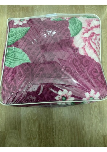 Aksu Çift Kişilik Battaniye Çantali Mor