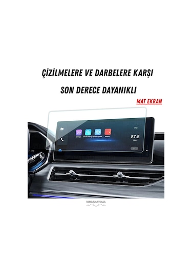 Chery Tiggo 8 Pro 2023 Navigasyon Ve Multimedya Uyumlu Mat Ekran Koruyucu
