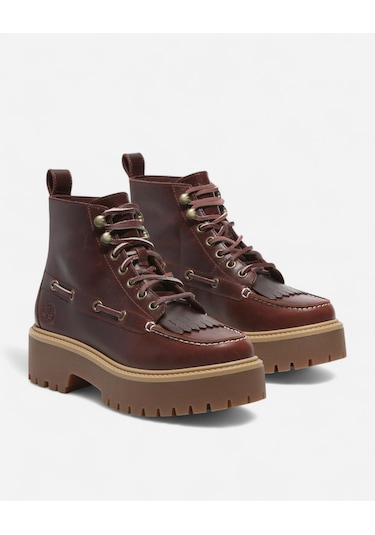 Timberland Stone Street Mıd Lace Up Boot Kadın Kahverengi