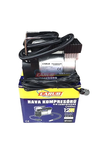 Carub Lastik Hava Kompresörü Metal B.Piston12V Silver