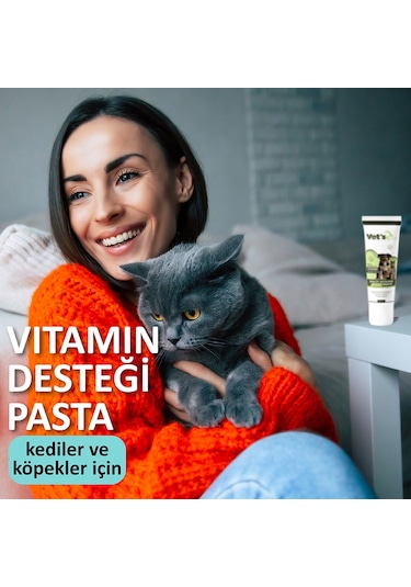 Vet's Health Multi-Vitamin Paste Kedi Köpekler İçin Vitamin Destek 2 x 100 G