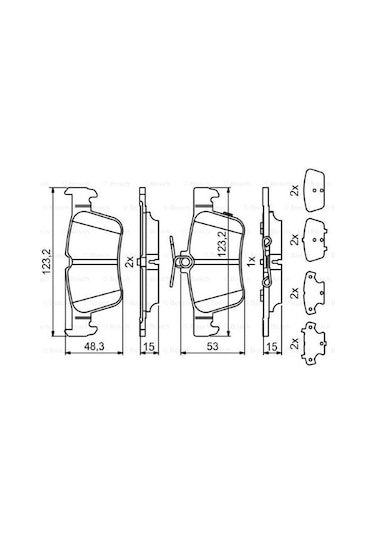 Ford S-max 2.0tdci 2015-2019 Bosch Arka Balata