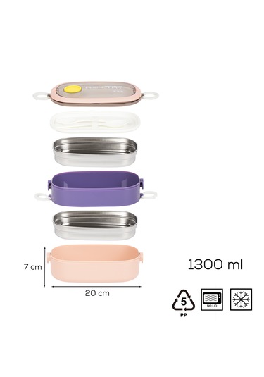 Porsima 66729-1 Stainless Steel Vakumlu Lunch Box Sefer Tası 1300m