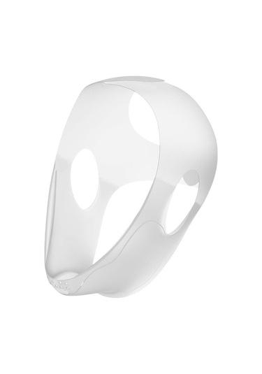 Homyl Buz Baş Sarma Evrensel Rahat Silikon Yüz Paketi Çene Için Beyaz