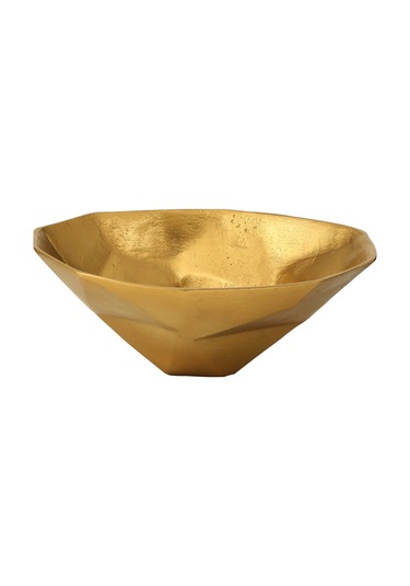 Gold Dekoratif Kase 32 25 12 Cm