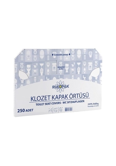 Rulopak Klozet Kapak Örtüsü 250 Adet