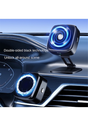 Springsun 2025 Yeni Güçlü Mıknatıslı Araç Telefon Tutucu 360 Dönen Evrensel Metal Stand Tüm Modeller Siyah