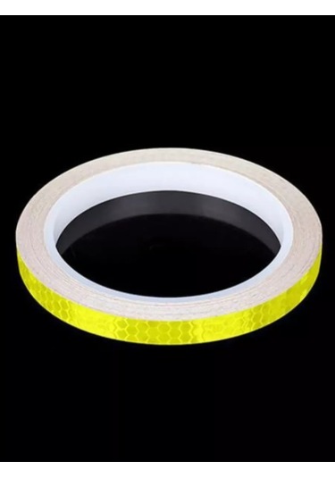 Anruspack Parlak Sarı 1 Cm 8 M Yansıtıcı Çıkartma 240308826