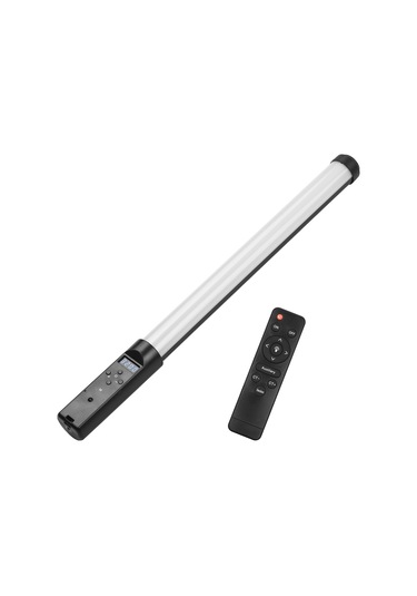 El Tipi Fotoğrafçılığı Doldurma Led Video Tüp Işık Siyah Siyah