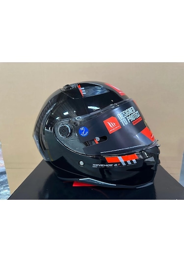 Mt Helmets Revenge 2 S A11 Motosiket Kaskı Parlak Siyah