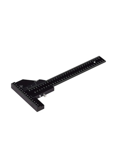 Dancemonkey T072 Ağaç İşleme Çok Fonksiyonlu Alüminyum Cetvel, T Tipi İmalat Cetveli Diğer