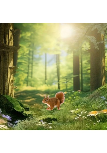 Büyüleyici Sincap Yığını