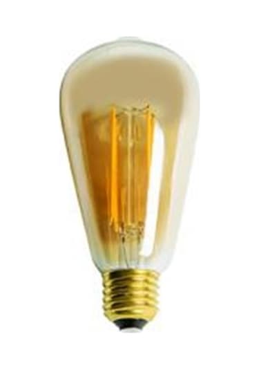 3 Adet Ct 4350 Cata 4W Rustik Led Ampul Amber 2700K E27