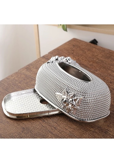 Beyaz-yaratıcı Masaüstü Mutfak Pompalama Tepsisi Avrupa Akrilik Doku Kutusu Moda Ktv El Doku Kutusu Bar Peçete Kutusu