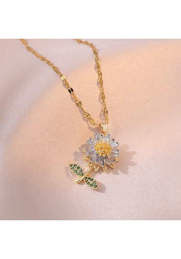 Bayan Kolye: Moda Estetiği Titanyum Çelik Kolye No.172 Çok REnkli