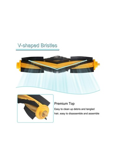 Flybuy Ecovacs Deebot Ozmo T8/t8 Aivi/n8/n8 Pro Plus Robot Süpürge Ana/fırça Yan/fırça Filtresi