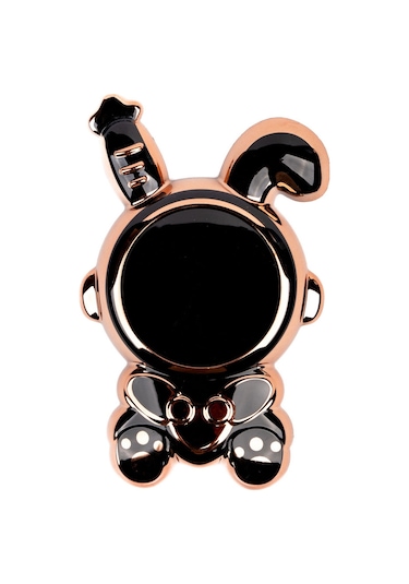 Kilifone - Telefon Standı Space Kalpli Astronot Figürlü Cep Telefon Standı - Siyah - T27367 Siyah