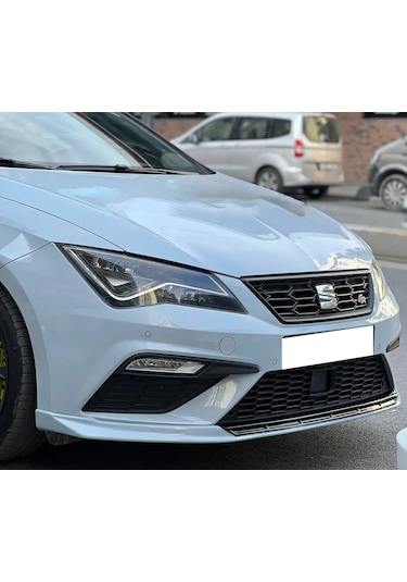 Seat Leon Mk3.5 Cupra Ön Ek Karlık Abs Plastik Mat Siyah 2017 2018 2019 2020 Makyajlı Kasa