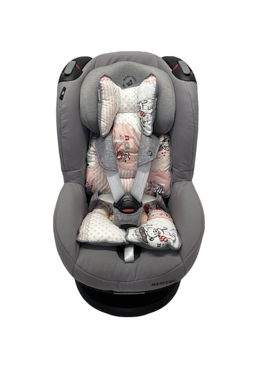 Ezh P1010 Puset ve Oto Koltuğu Minderi Gri-Pembe