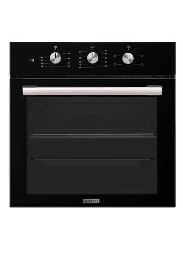 Kumtel B66-SF2 MT - V6 - 04T - DA6-830 Turbo Vitroseramik Kristal Siyah Cam Ankastre Set