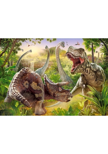 Castorland 180 Parça Dinazorların Savaşı Çocuk Puzzle