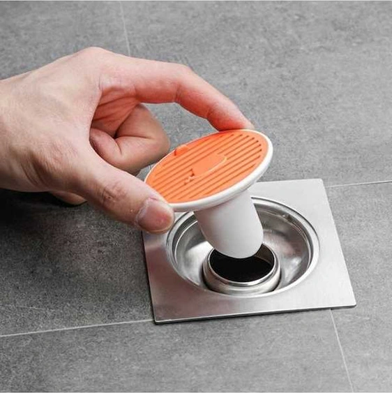 Tongxida Kanalizasyon Deodorantlı Yer Sifonu Kapağı, Manyetik, Pratik Çözüm Turuncu