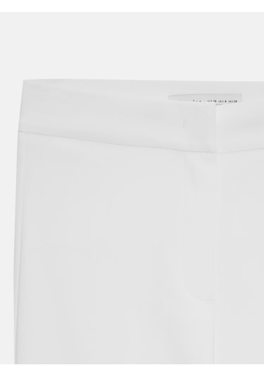 Dilvin 72641 Çan Paça Pantolon-beyaz Beyaz