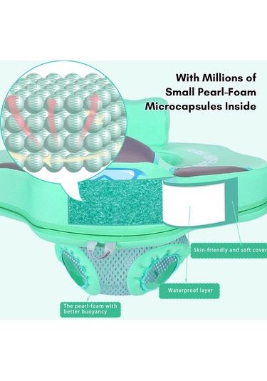 Mambobaby B504 Şişme Olmayan Bebek Havuz Koltuğu Şamandıra Mt3138bl Mavi