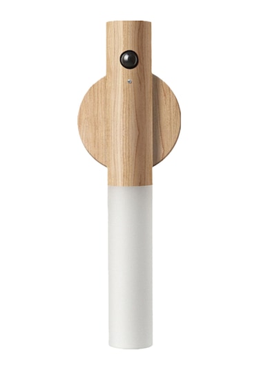 Konesam Akıllı Hareket Ve Işık Sensörlü Duvar Lambası - Beyaz Mum Işığı, Usb Şarj Edilebilir, Manyetik Ve Geri Çekilebilir - Doğal Ahşap Ve Akrilik, Ev/ofis Kullanıma Uygun Haki