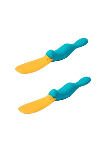 Kangvka Platypus Silikon Mutfak Spatula Seti 2 Adet - Yiyecek Dereceli Bpa'sız Güvenli Çeşitli Yemeklere Uygun