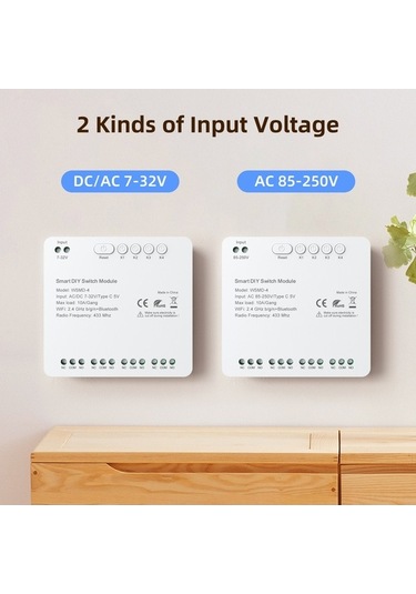 Yulong Reedark Tuya Akıllı Wifi Anahtar Modülü - 4 Kanallı,