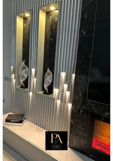 Gümüş H 2'li Ofis Metal Aksesuar Biblo Ev Salon Dekorasyon Obje