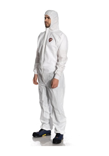 Faba T-535-beyaz-xl Lamineli Tulum