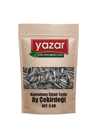 Yazar Kuruyemiş Ay Çekirdeği Siyah Tuzlu 5 KG