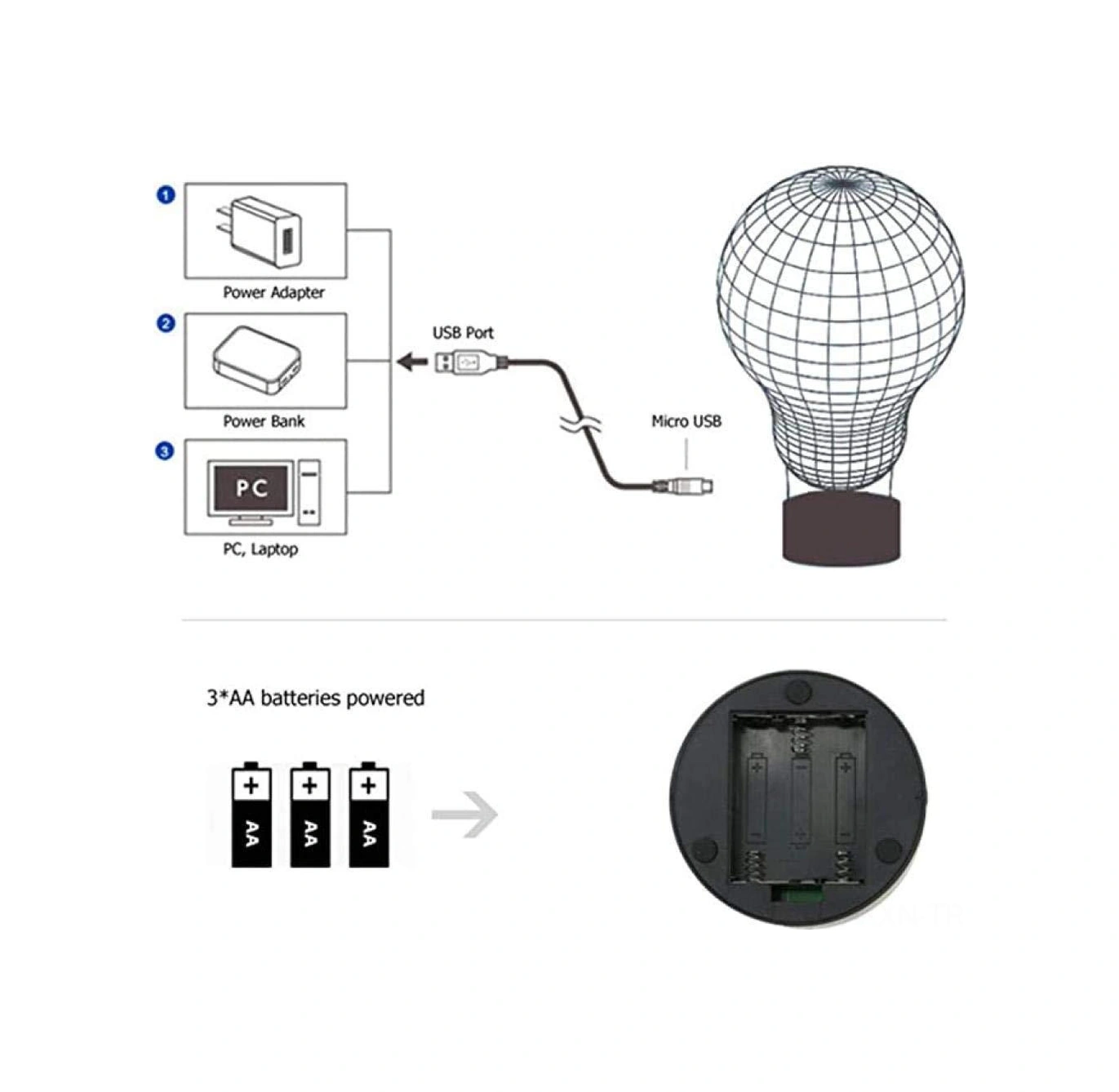 Kosona Anime Desenli Dokunmatik Gece Lambası Diğer