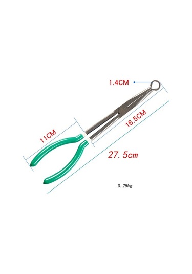 Pazly Uzunluk Tutucu Toplam Suntek Sökme Pense Için Hortum Ev Cm Çelik Buji Aletleri 27,5 Kn Toplam Uzunluk 27,5 Cm