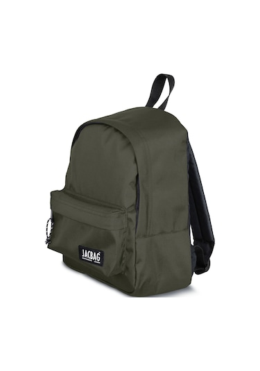 Jacbag Classic Junior -Tek Bölmeli Okul Çantası Junior Jac-Haki Çok Renkli