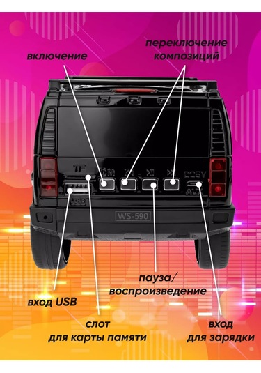 Miland Hummer Bluetooth Hoparlör, Çocuklar Ve Yetişkinler İçin 177226359