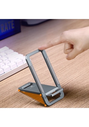 Tongxida Cbtx Boneruy T6 Standı - Ayarlanabilir Telefon Tutucu, Seyahat Beşik Dock, Koyu Gri Koyu Gri