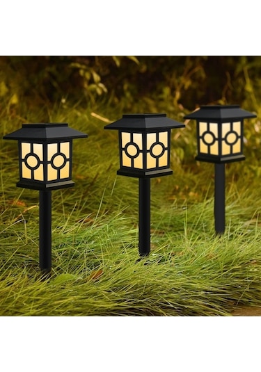 Novahub Adet Güneş Enerjili Işıklar Açık Hava Aydınlatma Çim Lambası Güneş Işığı Yol Bahçe Dekoru