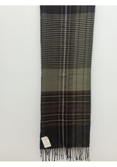 Viskon Atkı Set 2 'li Unisex Kadın Erkek Model 3 Çok Renkli